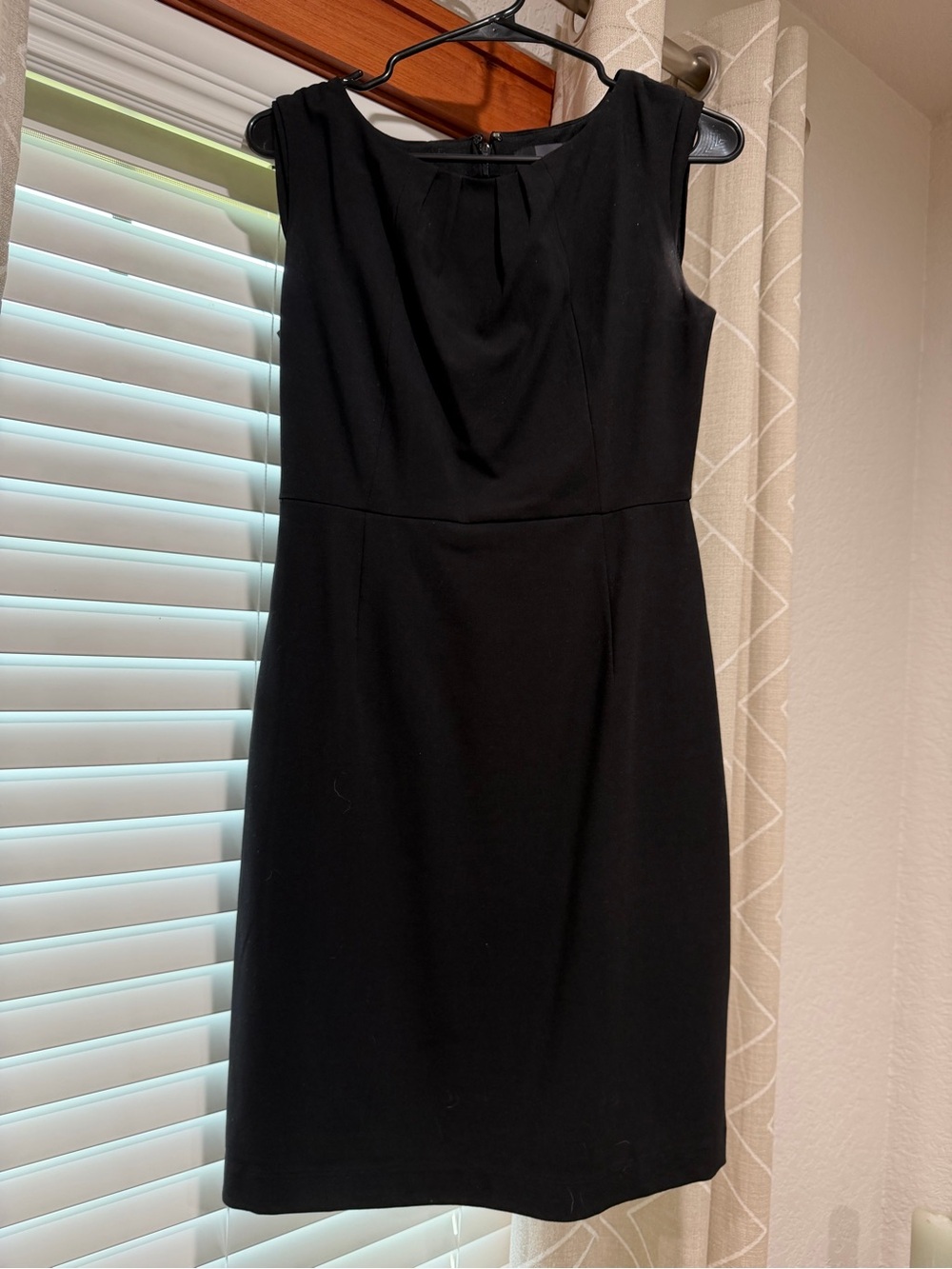 The Limited Black Sleeveless Midi Sheath Dress
